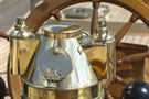 The sailing yacht Atlantic's binacle (housing for the compass)...